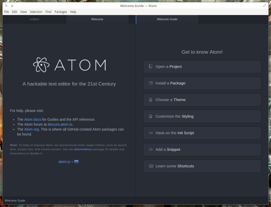 atom text editor download