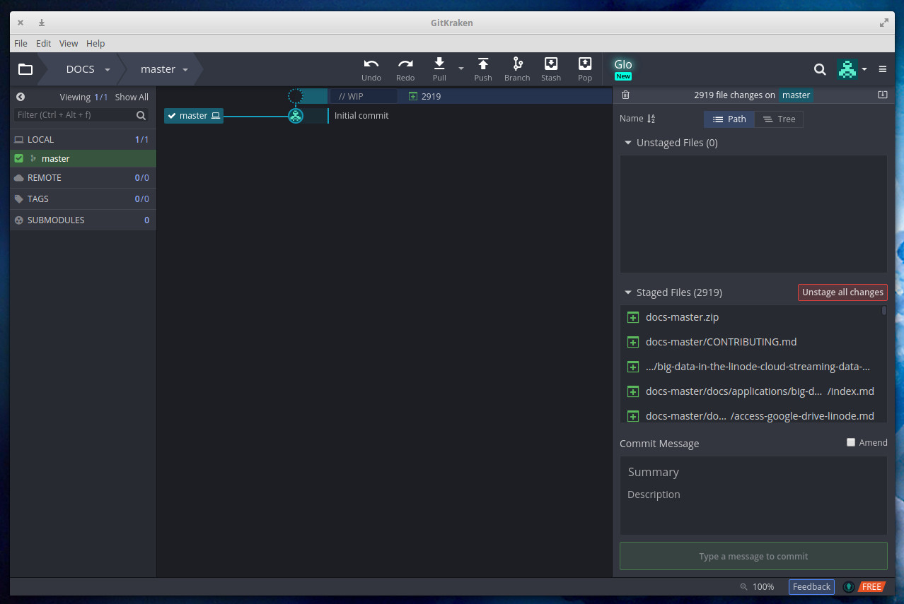 git client gui linux