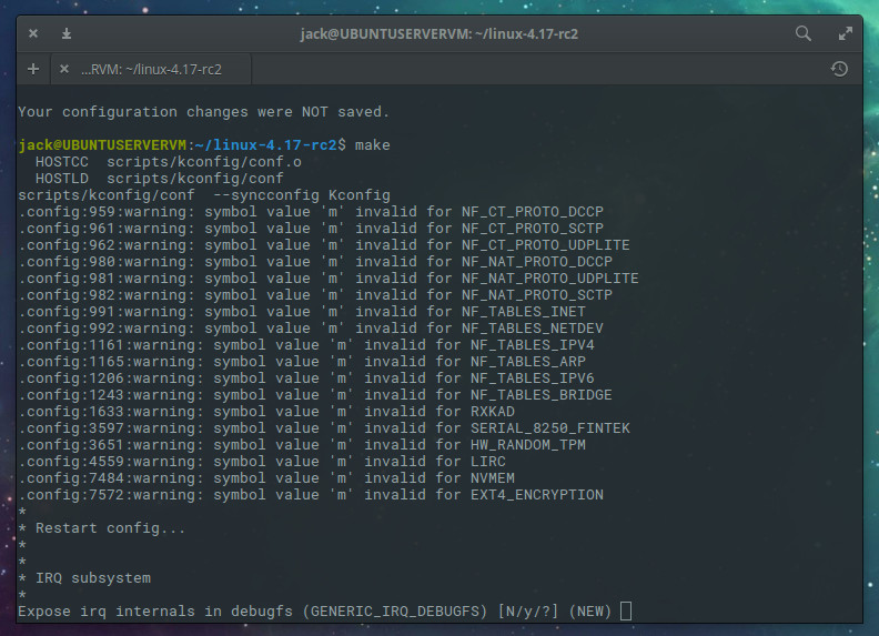 compileer een linux systemunix-kernel 2.4
