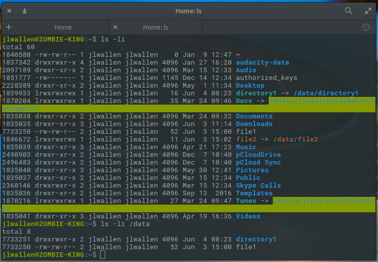 how does symbolic links work in linux