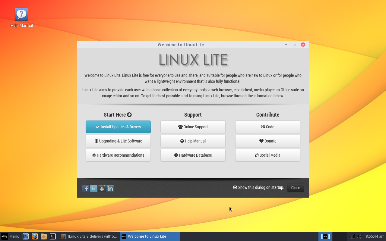 Как установить linux lite