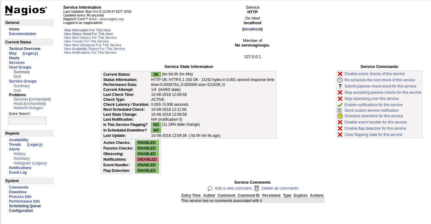 linux web monitor php