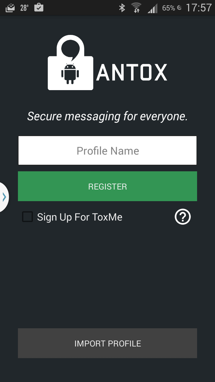 removing user icon from qtox chat